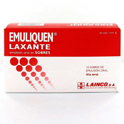 Imagen de Emuliquen laxante emulsión 10 sobres