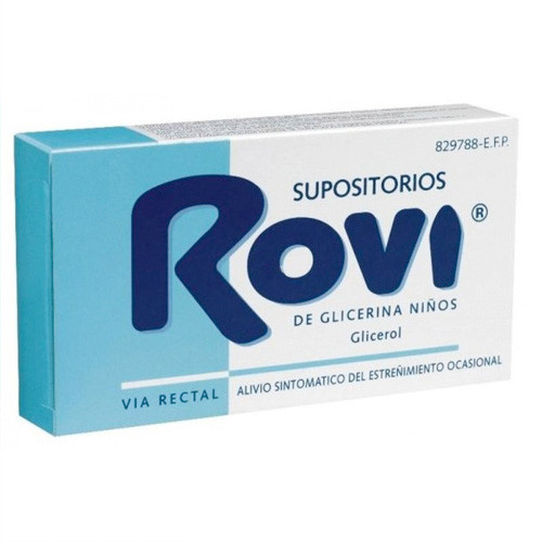 Imagen de Supositorios glicerina rovi niños 15 u