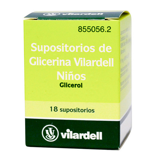 Imagen de Supositorios glicerina vilardell niños t