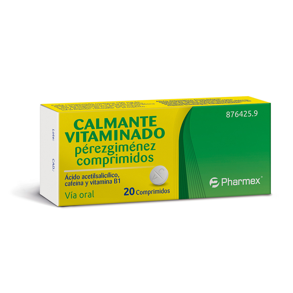 Imagen de Calmante vitaminado 20 comprimidos