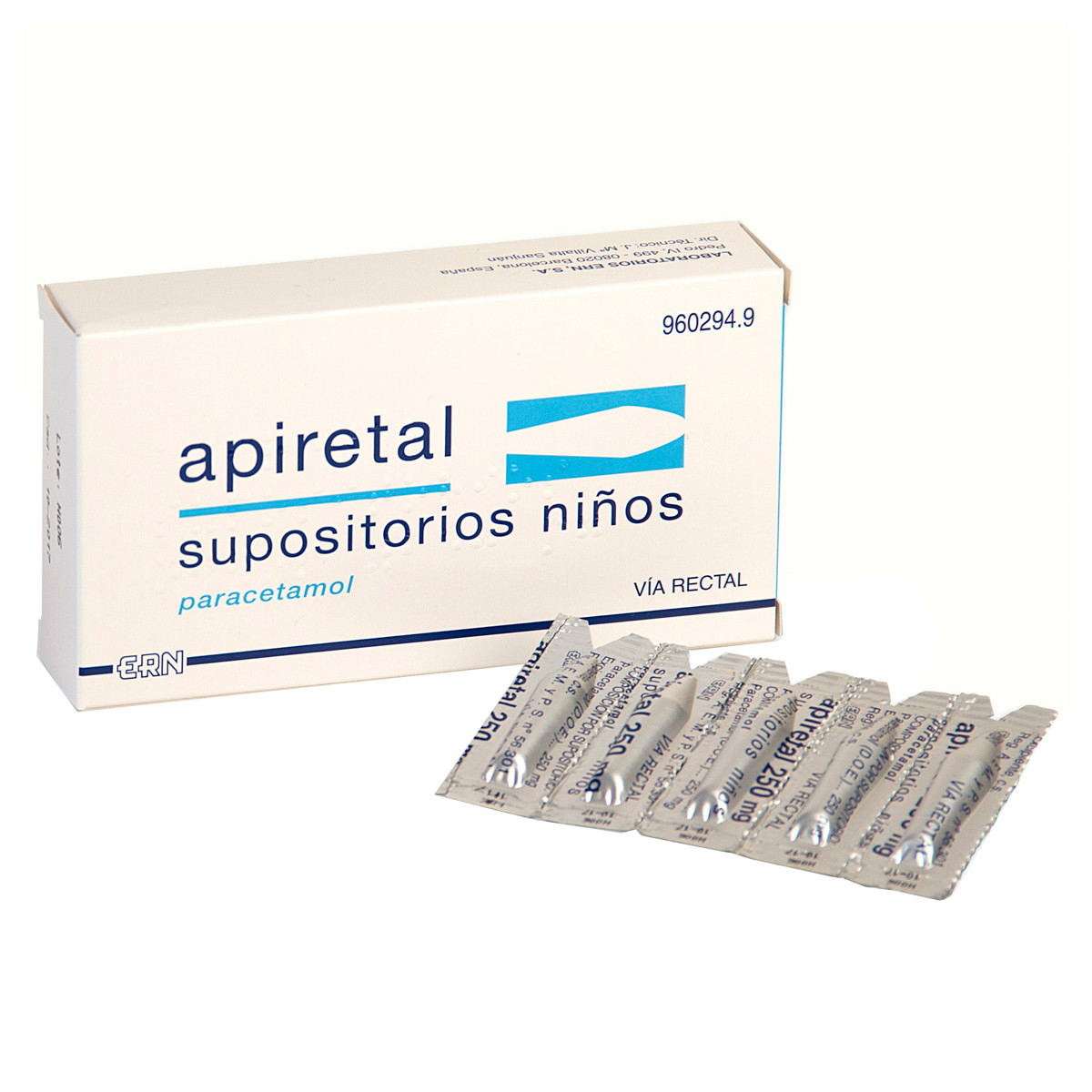 Imagen de Apiretal supositorios niños