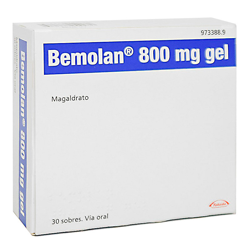 Imagen de Bemolan 800mg gel 30 sobres