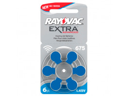 PILAS AUDIFONO RAYOVAC  EXT 675 AZUL 6 U