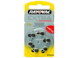 PILAS AUDIFONO RAYOVAC  EXT 10 AMARILLA