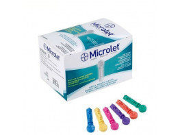 Microlet lancetas colores 25und bayer