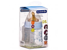 Suavinex Biberón pp boca ancha anatómica T1 150ml