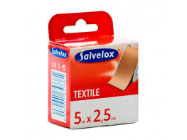 Salvelox esparadrapo textil blanco 5x2,5cm