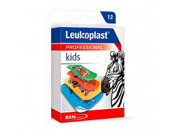 Leukoplast pro kids zoo surtido 12 tiras