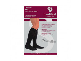 CALCETIN MEDILAST FTE SILVER NEGRO MED