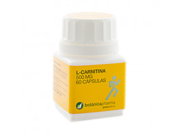 BotánicaPharma l-carnitina 500mg 60u