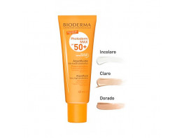 Bioderma Photoderm max 50+ aquafluido sin color 40ml