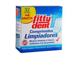FITTYDENT LIMPIADOR 32 TABLETAS + 4 GRAT