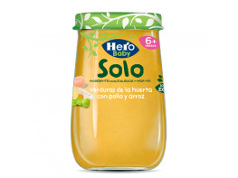 Hero Baby Solo ecológico verdura pollo y arroz 190g