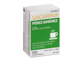 Pérez Gimenez sacarina 100 comprimidos