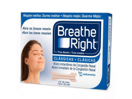 BREATHE RIGHT TIRA NASAL PEQ/MED 10 UND