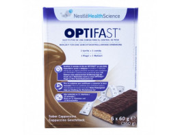 Optifast barritas capuchino 6uds