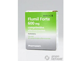 Fluimucil forte 600 mg 20 comprimidosr efervescentes