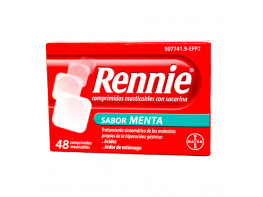 Rennie con sacarina 48 comprimidos menta